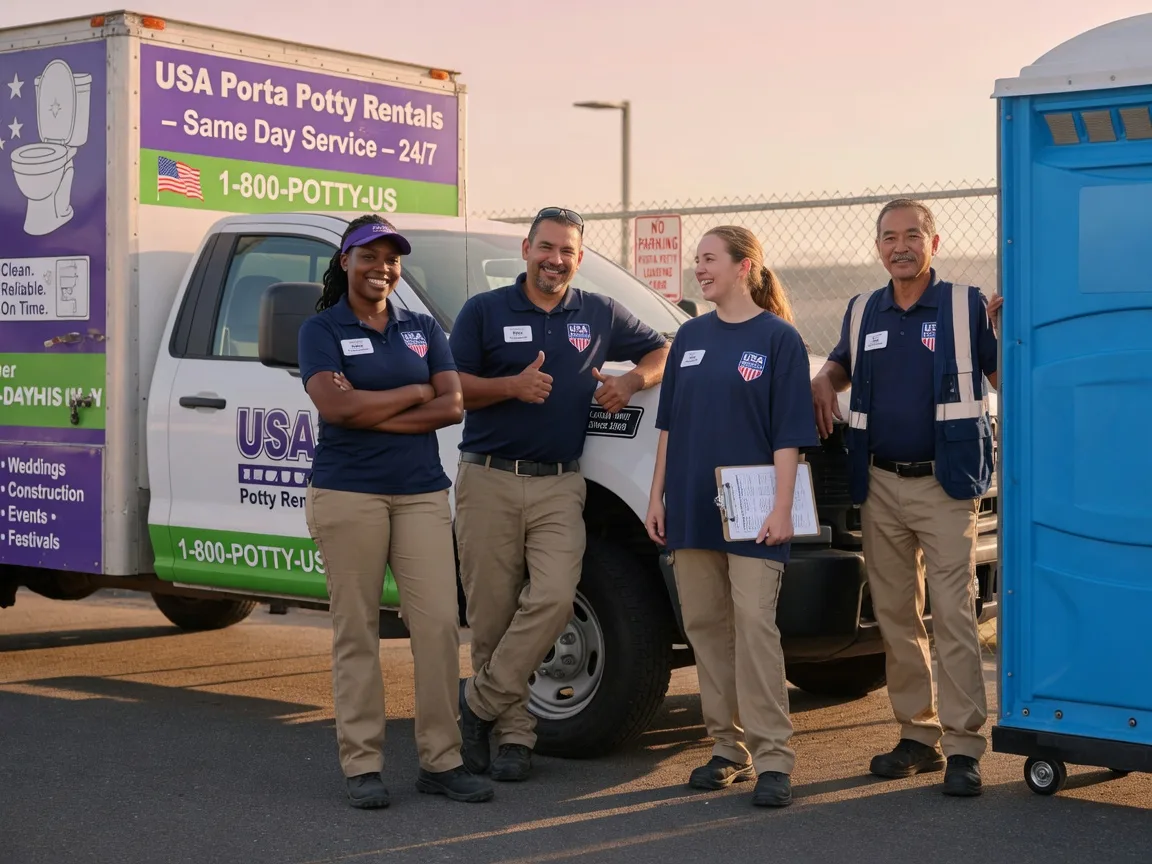 Porta Potty Rental company in Golden Eagle, IL