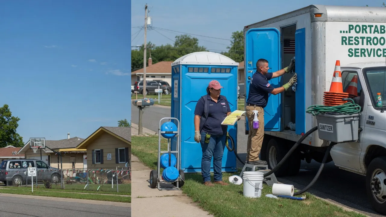 Portable Toilet Rental in Golden Eagle, IL near me